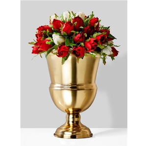 Elegant Metal Tabletop Flower <b>Vase</b> Urns Gold Finished Perfect for Home Wedding and Hotels Decorated Flower <b>Vases</b> - Product Image 4