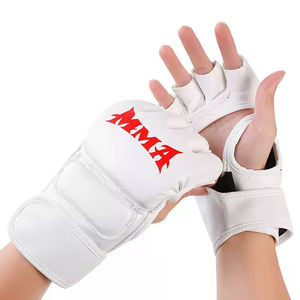 Vente chaude Gants MMA personnalisés Gants de combat en cuir véritable Gants de boxe MMA - Product Image 5