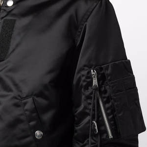 Nuevo logotipo personalizado al por mayor chaquetas a prueba de viento impermeable al aire libre hombres bombarderos chaqueta de vuelo - Product Image 5