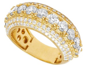 Personalizado VVS Moissanite Diamond S925 Anillo de plata esterlina Hip Hop Iced Out Band para hombres - Product Image 3