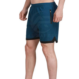 Pantalones Cortos Deportivos para Hombre, Estilo Nuevo, Color Sólido, Secado Rápido, Poliéster/Algodón de Alta Calidad, Talla Adulto, Servicio OEM, Precio al por Mayor - Product Image 1