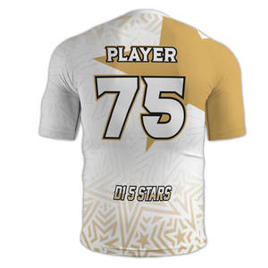 Wholesale 100% <b>Polyester</b> Football Jersey with Short Sleeve Custom Logo Sublimated Printing Breathable Sports <b>Tshirt</b> - Product Image 4