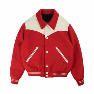 2025 Compre New Verity OEM Chaqueta universitaria Lisa transpirable Varsity Chaqueta de béisbol universitaria de alta calidad para hombres - Product Image 5