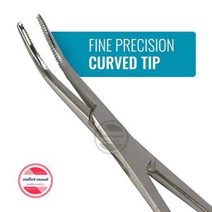 Pinces hémostatiques Kelly de haute qualité, pinces à blocage, pince, courbées, 5,5 pouces, acier inoxydable, autobloquantes - Product Image 3