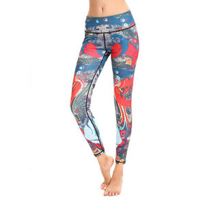 Leggings Deportivos de Yoga Transpirables de Cintura Alta para Mujer - Colores y Logotipo Personalizados, Nylon Suave y Spandex, Ajuste Ceñido hasta la Rodilla, Venta al Por Mayor - Product Image 5