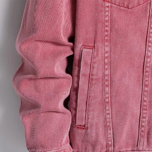 Veste en jean élégante pour homme, poches classiques, haute qualité, séchage rapide, respirante, devant décontracté, streetwear pour les hommes à la mode - Product Image 2