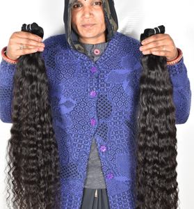 Bouclés faisceau temple indien vierge cuticule aligné traitement aucun cheveux de couleur naturelle femmes noires pas cher extensions de cheveux humains - Product Image 4