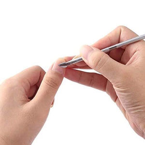 ที่ดันหนังกำพร้าเล็บแบบมืออาชีพ สองด้าน ผลิตจากเหล็กกล้าไร้สนิมเยอรมัน สำหรับลอกสีทาเล็บ - Product Image 3