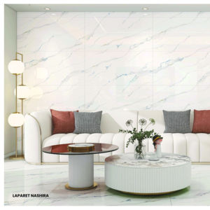 Carreaux de sol et de mur en porcelaine modernes 600x1200, style marbre italien, surface polie pour une décoration intérieure haut de gamme - Product Image 1