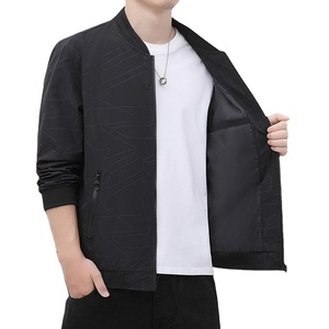 2025 primavera y otoño nuevo cuello de béisbol corto suelto Color sólido chaqueta de negocios Casual abrigo fino tendencia - Product Image 1
