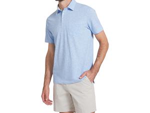 Polo de hombre de punto cómodo con logotipo personalizado de calidad premium, diseño de verano en contraste, producto de alta demanda. - Product Image 4