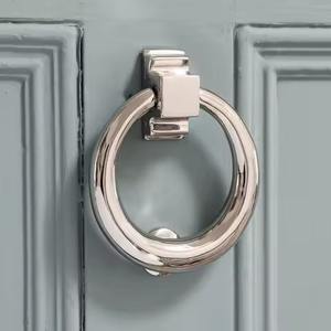 Aldaba de puerta pesada Diseño de lujo para instalación de tornillo de entrada Decoración de puerta de casa - Product Image 3