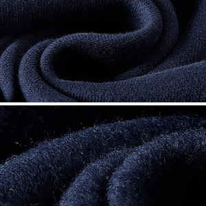 Otoño e Invierno nuevas mujeres hombres puro algodón Sudadera con capucha abrigo en blanco cuello sólido pulóver estilo tejido con capucha - Product Image 4