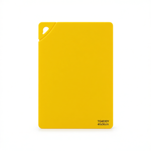 H.A.C.C.P. Tabla de Cortar de Plástico Amarilla Bisetti TG4030Y 40x30cm para Bloques de Picar - Product Image 2