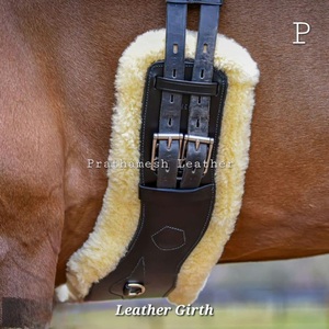 Circunferencia de caballo de cuero genuino personalizado estilo inglés occidental OEM circunferencia de equitación de cuero genuino proveedor al por mayor tendencia 2025 - Product Image 5