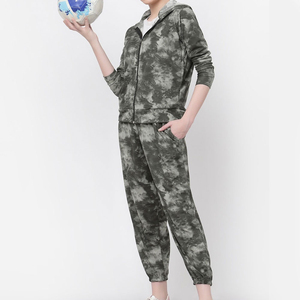 Vente en gros de survêtements en polyester sublimation personnalisés ensemble de survêtement grande taille pour femmes vêtements d'hiver ensemble de survêtement de jogging pour femmes - Product Image 5