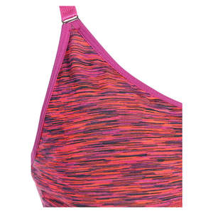 สปอร์ตบราไร้ตะเข็บน้ำหนักเบาสำหรับเล่นฟิตเนสโยคะชุดออกกำลังกายพิมพ์ลายตามสั่งผ้าโพลีเอสเตอร์ระบายอากาศได้แบบเรียบง่ายด้านหน้า - Product Image 3