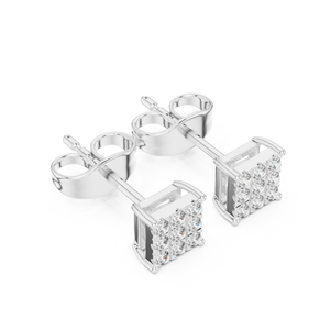 Elegantes y elegantes pendientes de diamantes redondos, joyería fina certificada IGI cultivada en laboratorio para mujer, venta al por mayor, diseños personalizables disponibles - Product Image 3