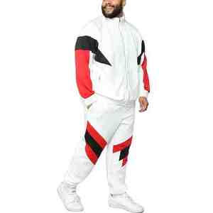 Vêtement de sport sur mesure en gros, veste et pantalon de survêtement en polyester et coton, costume pour homme, vêtements pour homme sur mesure, qualité réfléchissante, vêtements pour homme 2025 - Product Image 2