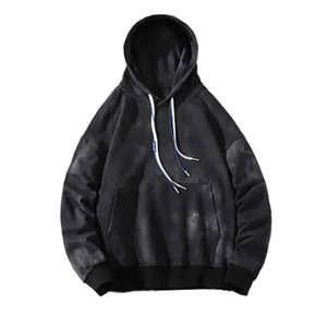 Sudadera con capucha con doble cordón Tie-Dye | Jersey de calle de gran tamaño unisex con cordones de dos tonos y diseño de salpicaduras coloridas - Product Image 4