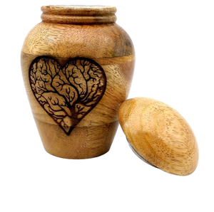 Urna de alta calidad con tallado a mano, diseño increíble, cremación de aluminio moderna, urnas de cremación para adultos, suministros funerarios - Product Image 2