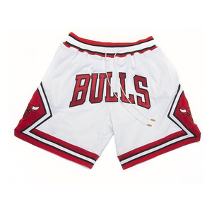 Short de l'équipe de basket-ball américaine à vente chaude Short en maille brodée avec poches - Product Image 2