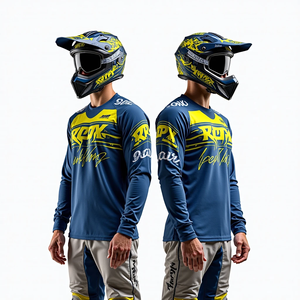 Camiseta de Carreras de Motocross Personalizada para Hombre, Jersey de Manga Larga, Ajuste Cómodo, Transpirable, Ropa Deportiva para Motociclismo - Product Image 6