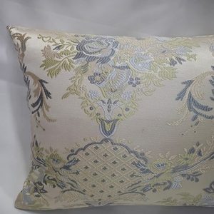 Jacquard Retro European Style Embroidery Square Flower Pillow Case <b>Cushion</b> <b>Cover</b> for Living Rooms & Home Hotels Wholesale - Product Image 2