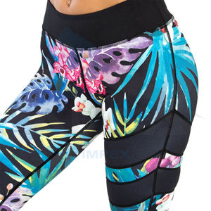 Conjunto de mallas de Yoga de invierno de cintura alta para mujer Diseño impreso por sublimación personalizada Última moda - Product Image 5