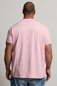OEM/ODM Tendencia DE LA INDUSTRIA Liso Personalizado Rosa claro Camisetas de hombre Tamaño EE. UU./Reino Unido Camiseta de punto 100% Camiseta de algodón de Bangladesh - Product Image 2