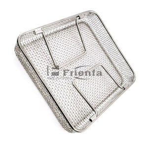 Paniers de stérilisation en grillage en vrac du meilleur fournisseur Plateau pour autoclave médical Demi-paniers de stérilisation - Product Image 2