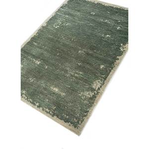 Tapis en laine noué à la main Urban Pause Kavi Green AKWS-325, grand rectangle 9x12, abstrait, pour la décoration de la maison, du salon et du couloir - Product Image 2