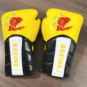 Gants d'entraînement MMA Gants de boxe en cuir véritable Box Fight dans les tailles M 10oz 16oz 8oz pour Kick Boxing et Thai Training - Product Image 6