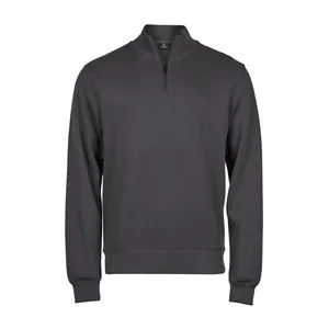 Felpa Personalizzata con Mezza Zip in Tessuto Interlock a Coste per Felpe e Maglioni Promozionali - Product Image 6