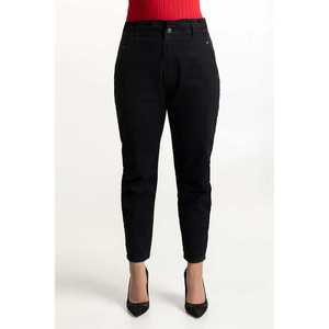 Jeans Negros de Mezclilla 224-221-015 con Diseño Sencillo y Decoración de Botones - Product Image 2