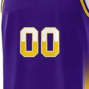 Venta al por mayor actual todos los equipos de baloncesto Jersey con nombre cosido jóvenes clásico hombres uniforme de baloncesto - Product Image 2
