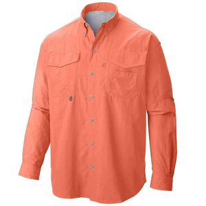 Camisas de Pesca para Hombre, Personalizadas con Logotipo, Transpirables, de Poliéster, con Botones y Ventilación - Product Image 2