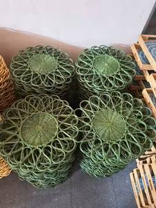 DHT Handicraft, proveedor líder de Vietnam, venta al por mayor, vajilla de ratán trenzada a mano, alfombrillas y almohadillas elegantes - Product Image 2