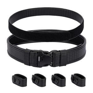 Ceinture Tactique Utilitaire en Cuir Pleine Fleur de Haute Qualité, Dernier Design, Boucle Automatique, Idéale pour le Travail en Extérieur - Product Image 1