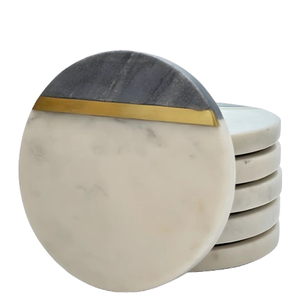 Lot de 4 Sous-verres en pierre pour la maison, la cuisine et le restaurant. - Product Image 2