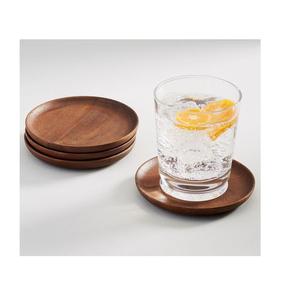Posavasos de madera de diseño antiguo moderno hechos a mano con detalles intrincados para un toque de mesa rústico y elegante - Product Image 3