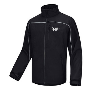 Chaqueta Softshell para Hombre con Cierre, Cuello Alto, Logotipo Frontal, Diseño Personalizado, Ecológica, Transpirable, para Invierno - Product Image 1