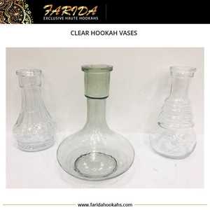 Offre Spéciale Luxe Shisha Narguilé Base En Verre Vase Clair Motif Décoratif Bouteille En Verre Semi-Fini avec Laque Techniques - Product Image 4