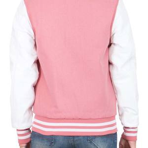 Servicio OEM ODM Chaqueta Universitaria de Manga Larga para Mujer, Uniforme de Béisbol Corto para Mujer, Chaquetas Universitarias de Alta Calidad para Invierno - Product Image 5