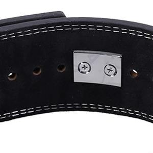 เข็มขัดออกกำลังกายหนังวัวสำหรับผู้ชาย, เข็มขัดล็อกตัวเองขนาด6นิ้วพร้อมโลโก้ปรับแต่งได้ - Product Image 5