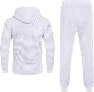 Haut hommes 2 pièces hiver Logo sweat Jogging pantalons de survêtement personnalisé en gros à manches longues pull à capuche athlétique grande taille - Product Image 3