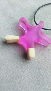 Venta caliente regalos Vintage Unisex moda madera resina COLLAR COLGANTE collar con precio asequible - Product Image 3