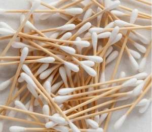 Coton-tiges en coton naturel de qualité supérieure pour l'hygiène des oreilles et les soins de beauté, 300 bâtonnets, coton-tiges à double tête lisses - Product Image 1