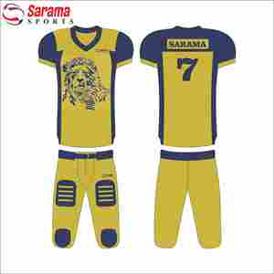 Uniforme de fútbol americano pesado, alta calidad, precio barato, hecho de 100 de poliéster, sublimación Digital - Product Image 4
