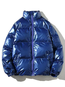 Men outdoor <b>padded</b> puffer <b>jacket</b> winter thick warm hooded down coat <b>waterproof</b> windproof insulated fashion outerwear - Product Image 6